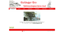 Desktop Screenshot of guldagerkro.dk